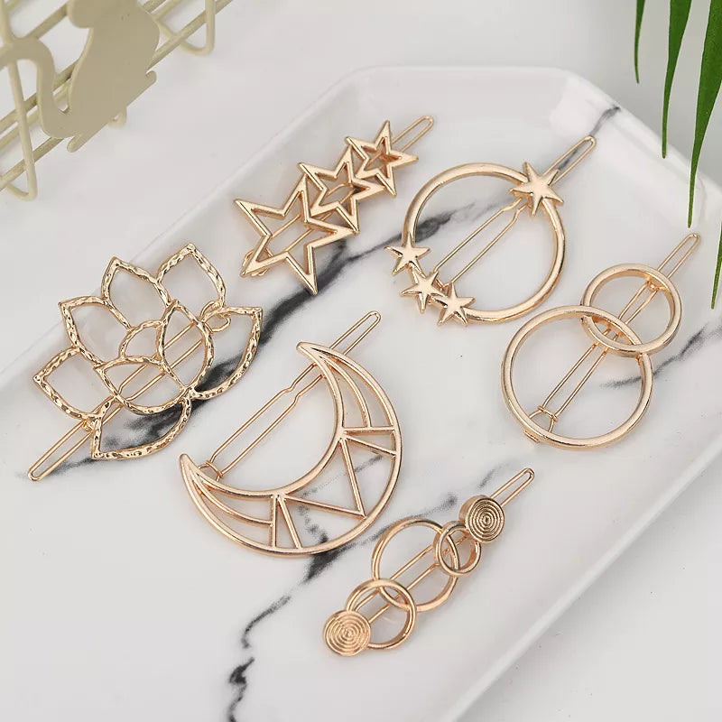 Multi-style Simple love Hair Clip