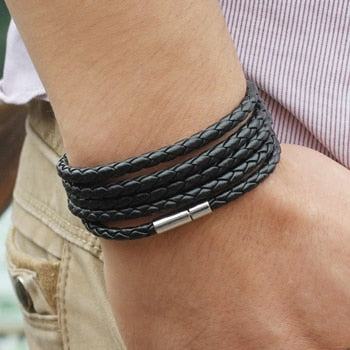 Leather Bracelets Bangles