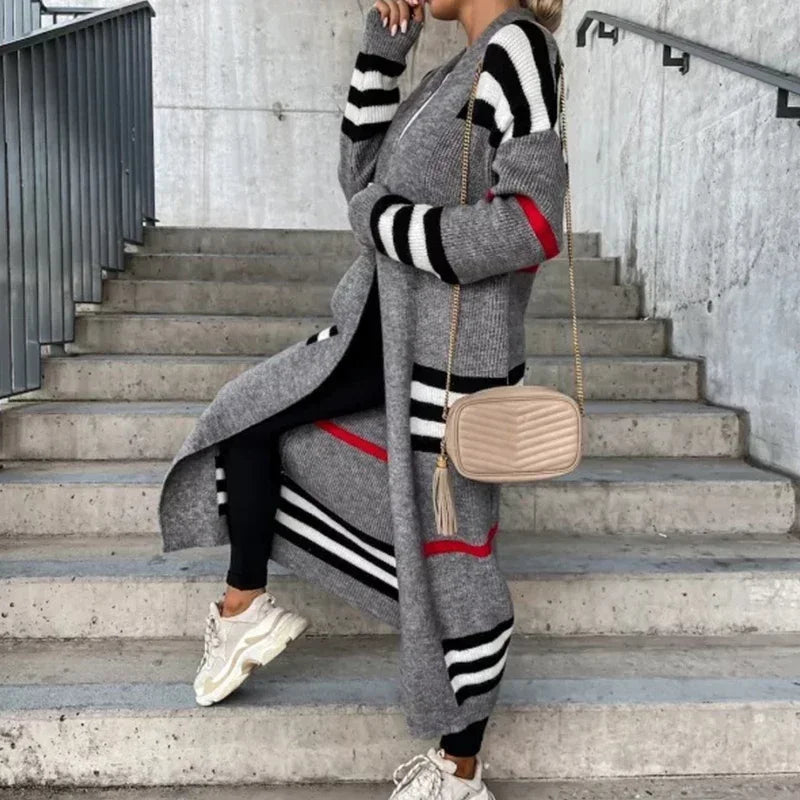 Striped cardigan