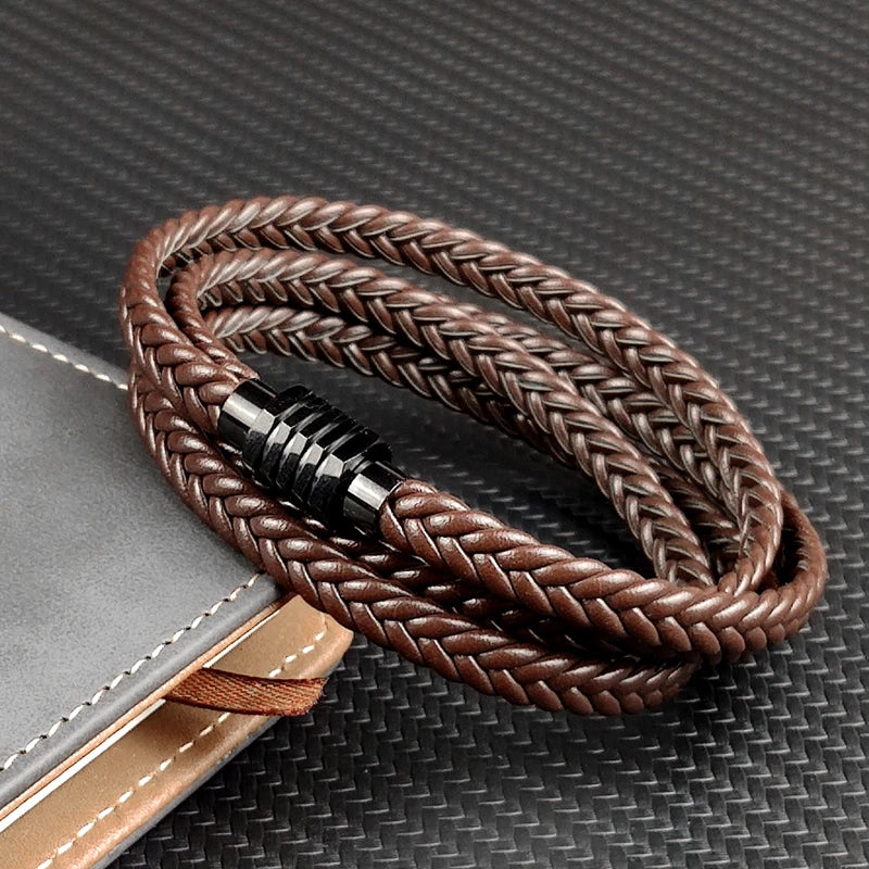 Leather Braided Bracelets