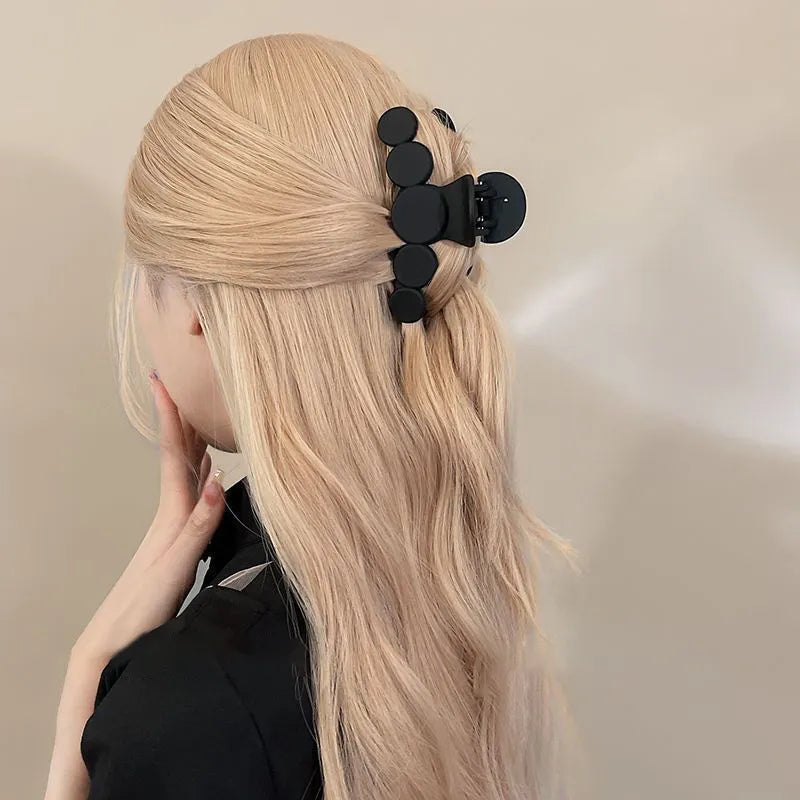 Large Black Hair Clip