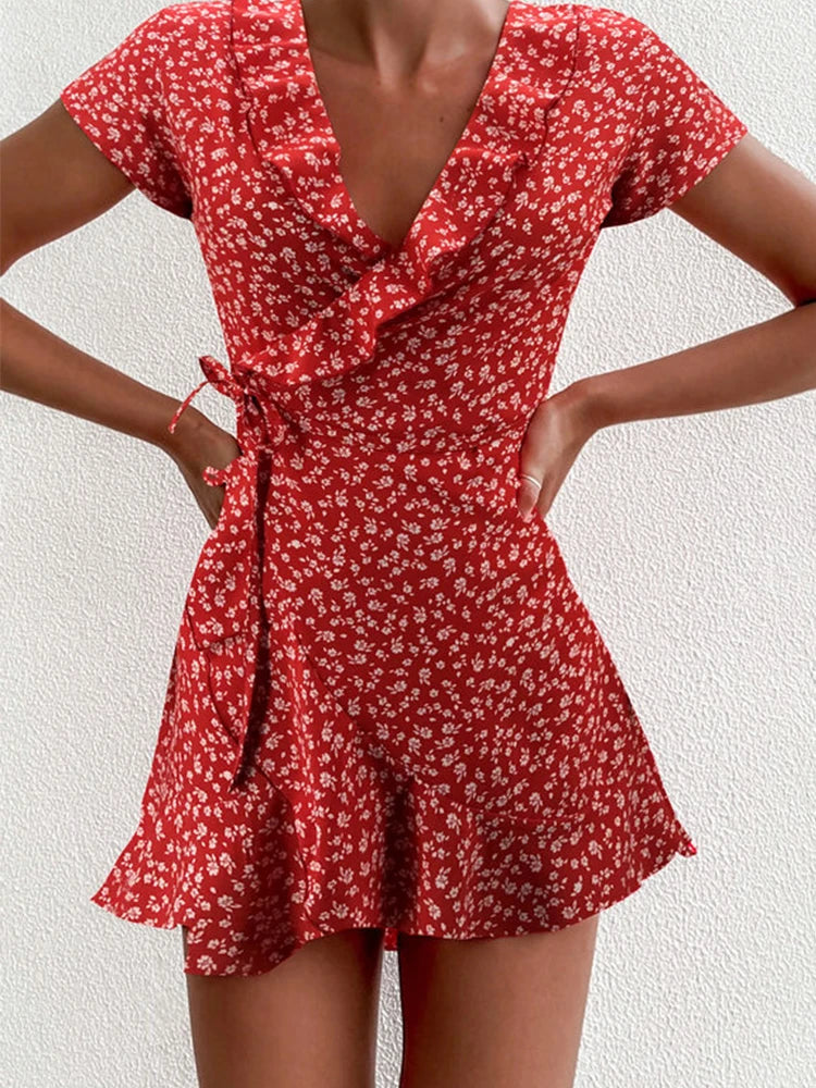 Flowers Mini Dress