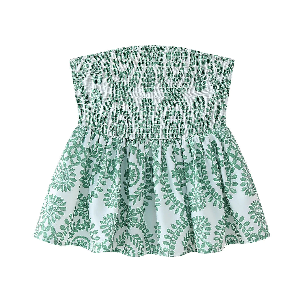 Printed Crop Top