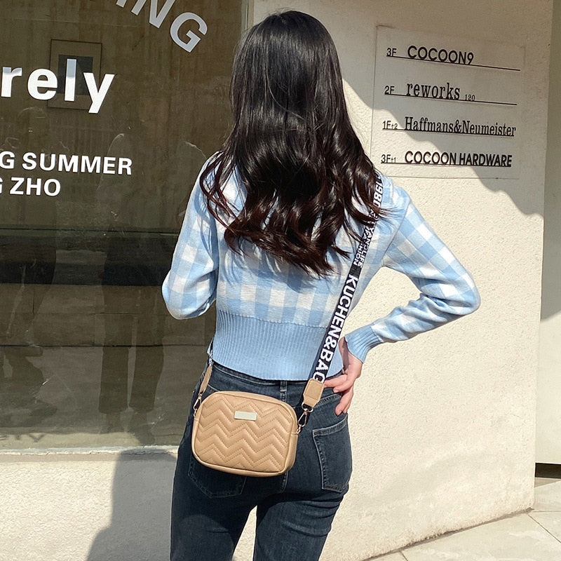 Solid Shoulder Bag