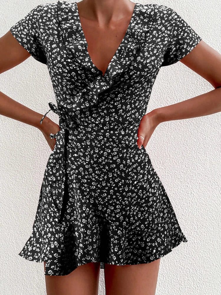Flowers Mini Dress