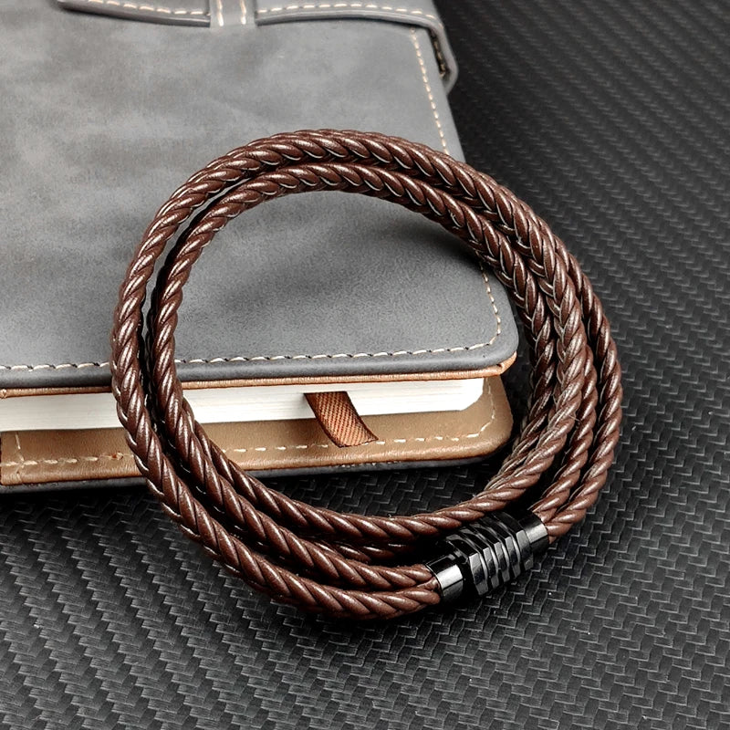 Leather Braided Bracelets