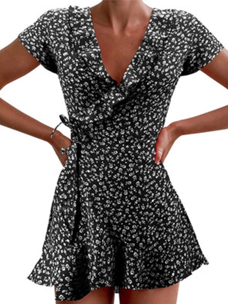 Flowers Mini Dress