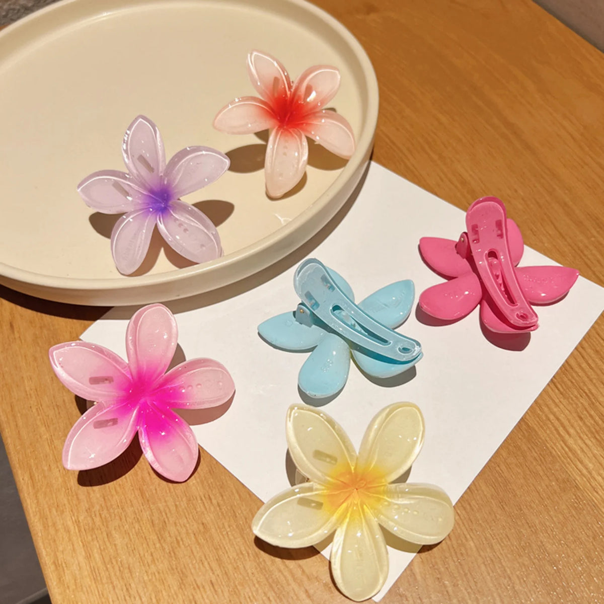 Flower Barrettes